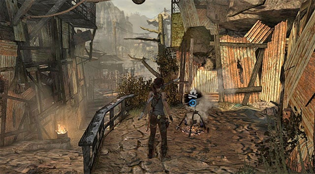 CAMPSITE 3/6 - ANCIENT GATE - Campsites | Collectibles: Shantytown - Collectibles: Shantytown - Tomb Raider Game Guide