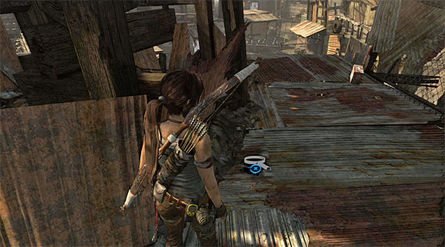 Youll find the Cache lying on one of them (reward: 5 XP) - GPS Caches (01-07) | Collectibles: Shantytown - Collectibles: Shantytown - Tomb Raider Game Guide