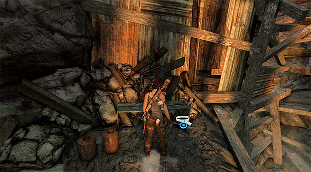 Go down it until you reach the edge - GPS Caches (08-15) | Collectibles: Shantytown - Collectibles: Shantytown - Tomb Raider Game Guide