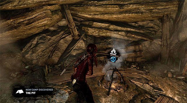 CAMPSITE 1/2 - THE PIT - Campsites | Collectibles: Geothermal Caverns - Collectibles: Geothermal Caverns - Tomb Raider Game Guide