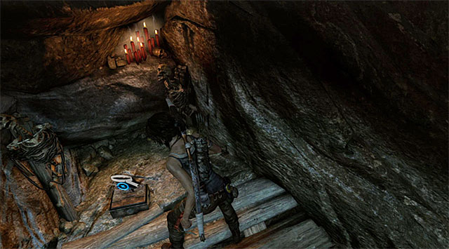 Get to the top and open the box with the Fan inside (reward: 25 XP) - Relics | Collectibles: Geothermal Caverns - Collectibles: Geothermal Caverns - Tomb Raider Game Guide