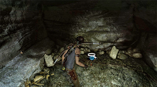 Watch out for a savage that is going to attack you (shot him with the bow or kill him with the climbing axe) - GPS Caches | Collectibles: Geothermal Caverns - Collectibles: Geothermal Caverns - Tomb Raider Game Guide