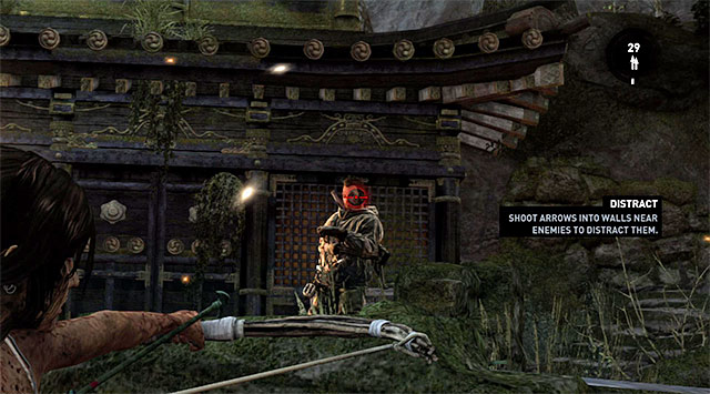 Resume the walk towards the mountain top, but stay alert, youll run into two thugs in a while - Continue Up the Mountain to Regroup with Roth | 7: Mountain Rendezvous Walkthrough - 7: Mountain Rendezvous | Walkthrough - Tomb Raider Game Guide