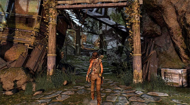 Youve just reached a new area full of collectibles, so take a moment to search it - Continue Up the Mountain to Regroup with Roth | 7: Mountain Rendezvous Walkthrough - 7: Mountain Rendezvous | Walkthrough - Tomb Raider Game Guide