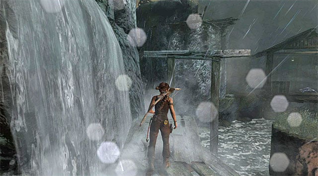 As you may have noticed, the Mountain Village area is filled with collectibles, so take a short break to sweep it thoroughly - Reach the Top of the Falls | 8: Cry for Help Walkthrough - 8: Cry for Help | Walkthrough - Tomb Raider Game Guide