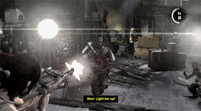 As soon as Lara steps in, shes in store for an ambush, which sadly cant be avoided - Find the Communication Console | 8: Cry for Help Walkthrough - 8: Cry for Help | Walkthrough - Tomb Raider Game Guide