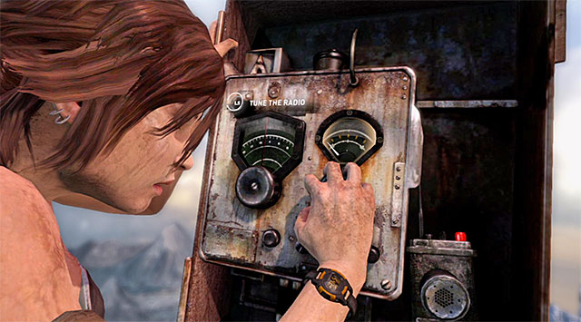 When you get to the top, the game will trigger a simple mini-game - Climb the Radio Tower to Send an SOS | 8: Cry for Help Walkthrough - 8: Cry for Help | Walkthrough - Tomb Raider Game Guide