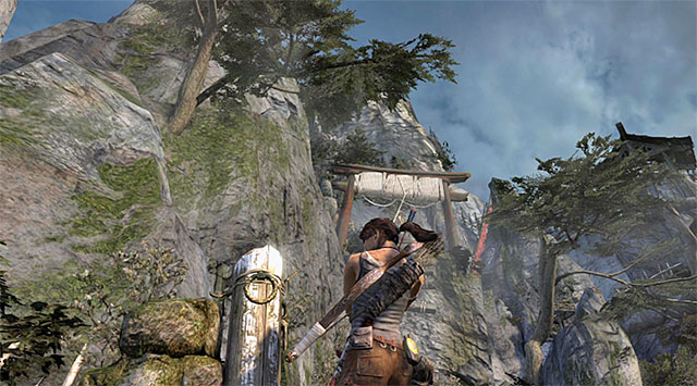 Follow the mountain path north-east until you reach the edge - Reach the Smoke Beacon | 10: Guilty Conscience Walkthrough - 10: Guilty Conscience | Walkthrough - Tomb Raider Game Guide