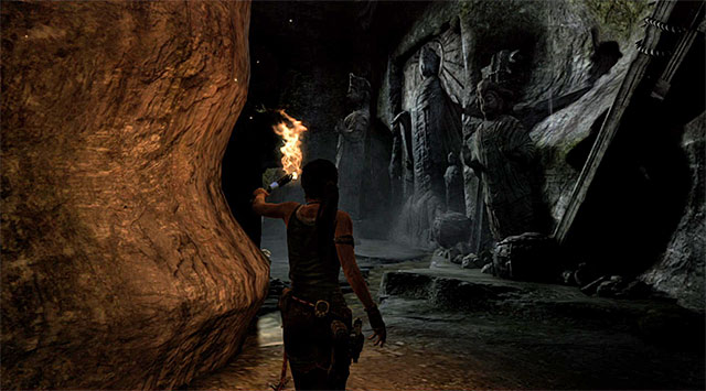 Move ahead along the linear path and after a while youll reach a new location called the Mountain Pass - Locate the Second Pilot | 10: Guilty Conscience Walkthrough - 10: Guilty Conscience | Walkthrough - Tomb Raider Game Guide