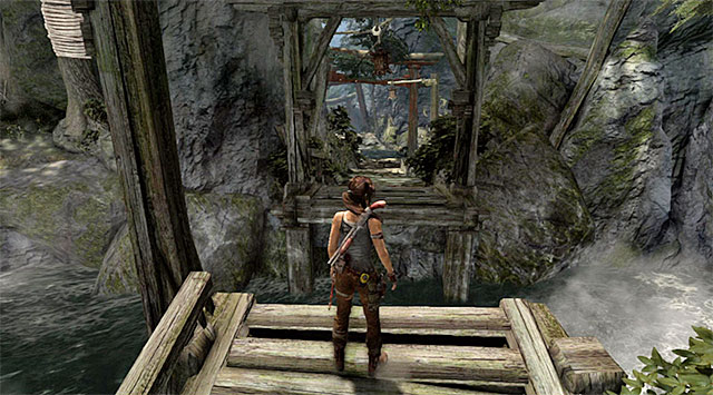 Start exploring the new area of the Mountain Village, heading for the cave exit - Find the Way to the Solarii Base | 12: A Friend in Need Walkthrough - 12: A Friend in Need | Walkthrough - Tomb Raider Game Guide