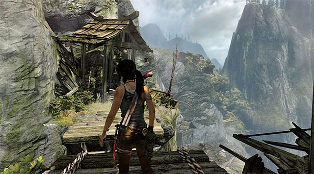 As you may have noticed, youre close the main area of the Mountain Village, so this is a good time to collect any overlooked items and explore any optional tombs - Descend Down the Mountain to the Solarii Base | 12: A Friend in Need Walkthrough - 12: A Friend in Need | Walkthrough - Tomb Raider Game Guide