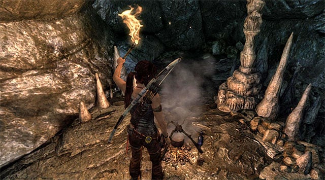 Youll reach a new base camp where you can rest (not mandatory, though) - Tomb of the Unworthy | Optional Tombs: Mountain Village - Mountain Village | Optional Tombs - Tomb Raider Game Guide