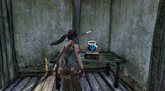 Go in and take the Root from the box (reward: 500 XP) - Relics | Collectibles: Mountain Village - Collectibles: Mountain Village - Tomb Raider Game Guide