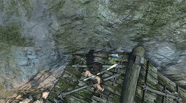 Examine it to find the Cache (reward: 5 XP) - GPS Caches (01-07) | Collectibles: Mountain Village - Collectibles: Mountain Village - Tomb Raider Game Guide