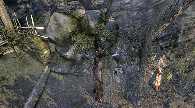 Jump over to the north-eastern ledge - GPS Caches (08-15) | Collectibles: Mountain Village - Collectibles: Mountain Village - Tomb Raider Game Guide