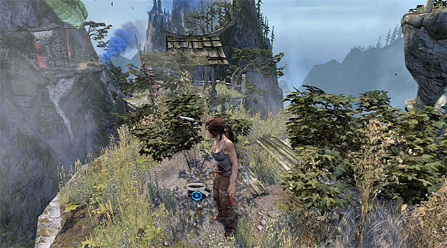 Search the ground, the Cache has been hidden in the grass (reward: 5 XP) - GPS Caches (08-15) | Collectibles: Mountain Village - Collectibles: Mountain Village - Tomb Raider Game Guide