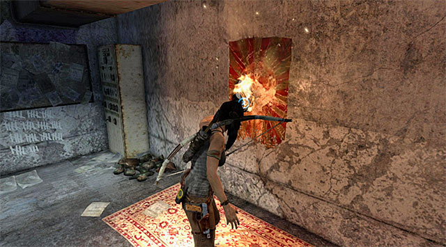 NON-BELIEVER BANNER 1/5 - Non-believer Banners | Collectibles: Mountain Base - Collectibles: Mountain Base - Tomb Raider Game Guide