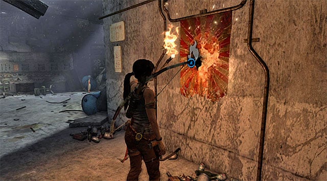 NON-BELIEVER BANNER 5/5 - Non-believer Banners | Collectibles: Mountain Base - Collectibles: Mountain Base - Tomb Raider Game Guide