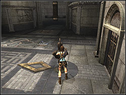 Then use the another bar to jump to the shelf on the other side of the room - St. FrancisFolly 1 | Artefacts and Relics - Artefacts and Relics - Tomb Raider: Anniversary Game Guide & Walkthrough