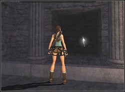 The bar on the second balcony on the left will open - St. FrancisFolly 1 | Artefacts and Relics - Artefacts and Relics - Tomb Raider: Anniversary Game Guide & Walkthrough