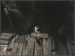 Climb on the top of construction and take 50 caliber pistol ammo - The Lost Valley | Artefacts and Relics - Artefacts and Relics - Tomb Raider: Anniversary Game Guide & Walkthrough