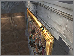 Come back to the boxes, jump to the boxes on the right, climb on the top - The Croft Manor 4 | The Croft Manor - training mission - The Croft Manor - training mission - Tomb Raider: Anniversary Game Guide & Walkthrough