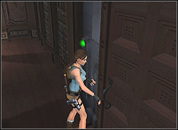 Come back to the chamber with relics and go near the exit door - The Croft Manor 1 | The Croft Manor - training mission - The Croft Manor - training mission - Tomb Raider: Anniversary Game Guide & Walkthrough