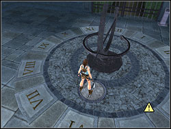 There is a sundial - The Croft Manor 1 | The Croft Manor - training mission - The Croft Manor - training mission - Tomb Raider: Anniversary Game Guide & Walkthrough