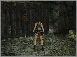 Near the pond is a lever on the wall - move it to open the door - Vilcabamba | Walkthrough - Peru - Tomb Raider: Anniversary Game Guide & Walkthrough