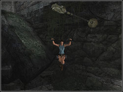Put the box and push it under the slant wall - Vilcabamba | Walkthrough - Peru - Tomb Raider: Anniversary Game Guide & Walkthrough