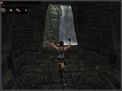 Go through the corridor on the left - Vilcabamba | Walkthrough - Peru - Tomb Raider: Anniversary Game Guide & Walkthrough