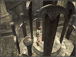 The gate will closed again and from the floor will appear many blades - St. Francis Folly 5 | Walkthrough - Greece - Tomb Raider: Anniversary Game Guide & Walkthrough