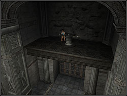 Move the lever round several times - under you will open the gate - St. Francis Folly 5 | Walkthrough - Greece - Tomb Raider: Anniversary Game Guide & Walkthrough