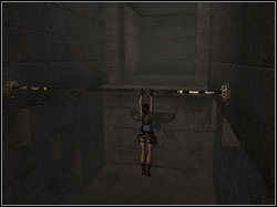 There is a part of corridor without floor - Temple of Khamoon 1 | Walkthrough - Egypt - Tomb Raider: Anniversary Game Guide & Walkthrough