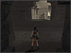 Turn right, go through the hole in the wall - Temple of Khamoon 1 | Walkthrough - Egypt - Tomb Raider: Anniversary Game Guide & Walkthrough