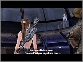 Thankfully, you wont have to look for any weak spots of this boss - Japan - part III | Japan - Meeting w. Takamoto - Japan - Meeting with Takamoto - Tomb Raider: Legend Game Guide & Walkthrough