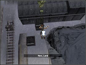 I would recommend that you use a nearby machine gun right now (#1) - Kazakhstan - part I | Kazakhstan - Proj. Carbonek - Kazakhstan - Project Carbonek - Tomb Raider: Legend Game Guide & Walkthrough