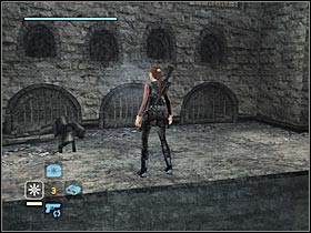 Turn around a make a few steps towards the water - England - part III | England - King Arthurs Tomb - England - King Arthurs Tomb - Tomb Raider: Legend Game Guide & Walkthrough