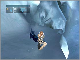 Make a last jump towards a horizontal pole (#1) - Nepal - part II | Nepal - The Ghalali Key - Nepal - The Ghalali Key - Tomb Raider: Legend Game Guide & Walkthrough