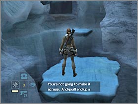Some of the ice floes have longer gaps between them - Nepal - part III | Nepal - The Ghalali Key - Nepal - The Ghalali Key - Tomb Raider: Legend Game Guide & Walkthrough