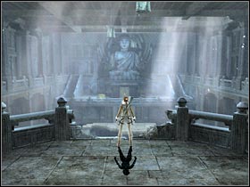Before you proceed to the main puzzle youll have to reach the large statue - Nepal - part III | Nepal - The Ghalali Key - Nepal - The Ghalali Key - Tomb Raider: Legend Game Guide & Walkthrough