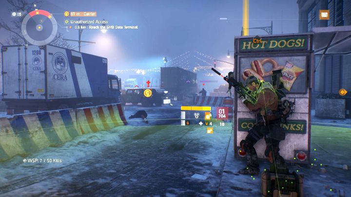 Fighting in this area is more challenging. - How to reach West Side Pier? | Hints - Hints - Tom Clancys The Division Game Guide