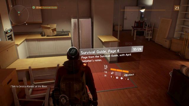 The fourth page at the upper floor in the building - Chelsea & Camp Hudson (M1) | Intel data - Intel data - Tom Clancys The Division Game Guide