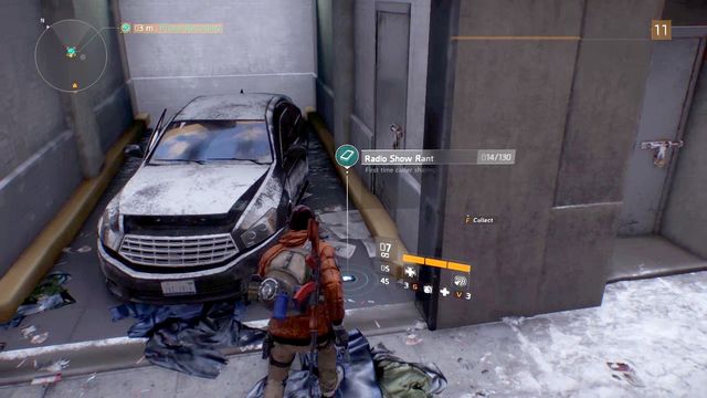By the destroyed car in the garage, there is one of the first smartphones - Chelsea & Camp Hudson (M1) | Intel data - Intel data - Tom Clancys The Division Game Guide