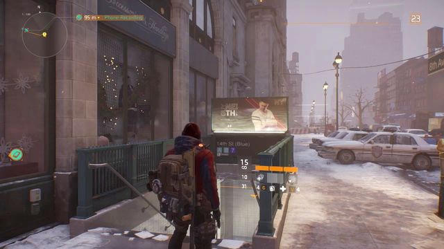You have to climb down into the metro station, where there is the phone on the bench, by the tracks - Chelsea & Camp Hudson (M1) | Intel data - Intel data - Tom Clancys The Division Game Guide