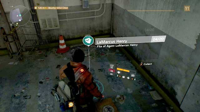 The intel data is by the Northern wall of the top level - Hudson Yards (M2) | Intel data - Intel data - Tom Clancys The Division Game Guide