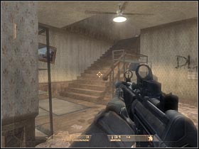 You should be able to reach a new room within just a few seconds - Mission 1.1: Mexican Border - Inbound - Walkthrough - Tom Clancys Rainbow Six: Vegas - Game Guide and Walkthrough