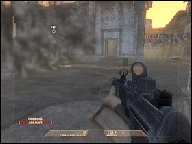 Once you're safely inside the church, turn left and start running forward - Mission 1.1: Mexican Border - Inbound - Walkthrough - Tom Clancys Rainbow Six: Vegas - Game Guide and Walkthrough