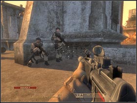 You will be using the SPACE key from now on to command your squad - Mission 1.1: Mexican Border - Inbound - Walkthrough - Tom Clancys Rainbow Six: Vegas - Game Guide and Walkthrough