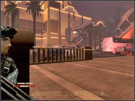 Keep moving towards your current destination - Mission 2.1: Calypso Casino - The Strip - Walkthrough - Tom Clancys Rainbow Six: Vegas - Game Guide and Walkthrough